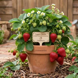   Fragaria x ananassa 'Cabrillo' folytontermő szamóca