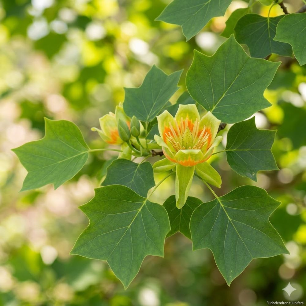 Liriodendron tulipifera - Amerikai tulipánfa - Konténeres